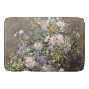 Pierre-Auguste Renoir Spring Bouquet Bath Mat
