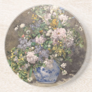 Pierre-Auguste Renoir Spring Bouquet  Coaster