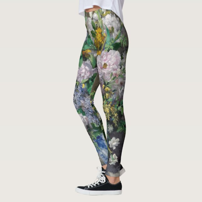 Pierre-Auguste Renoir - Spring Bouquet Leggings (Left)