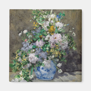 Pierre-Auguste Renoir - Spring Bouquet Magnet