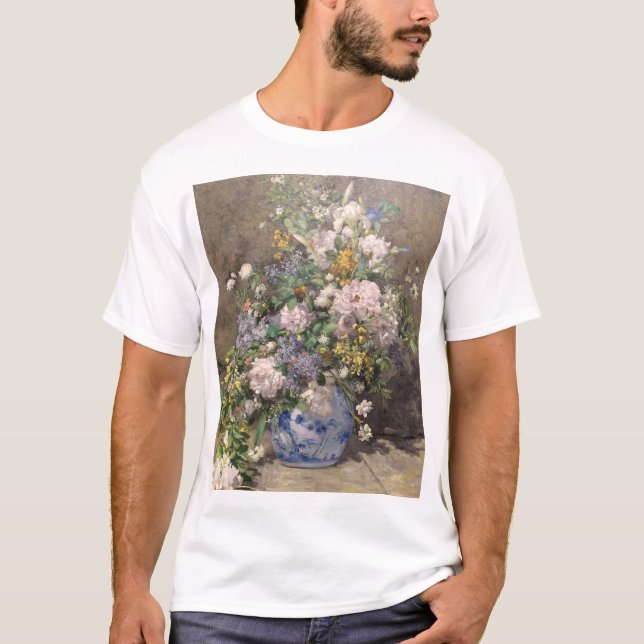 Pierre-Auguste Renoir Spring Bouquet    T-Shirt (Front)