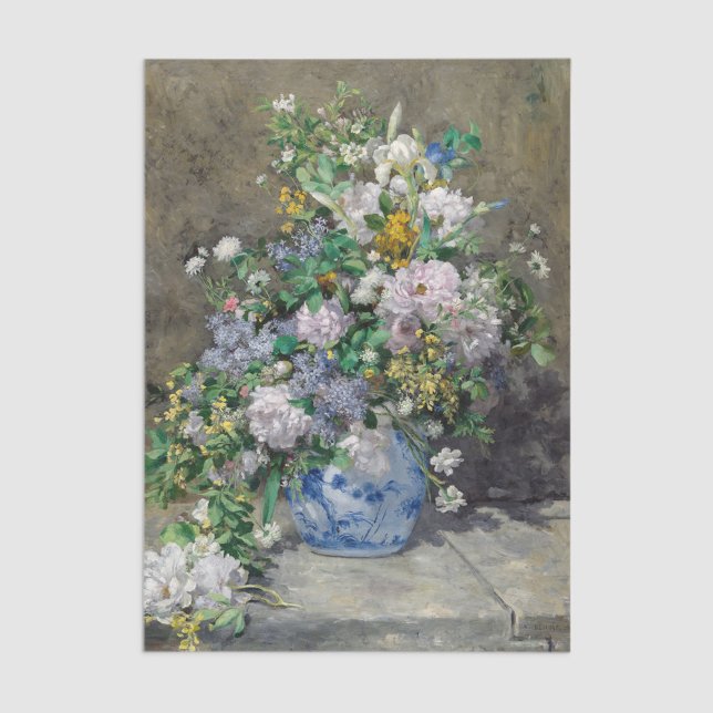 Pierre-Auguste Renoir - Spring Bouquet Tissue Paper (Creator Uploaded)