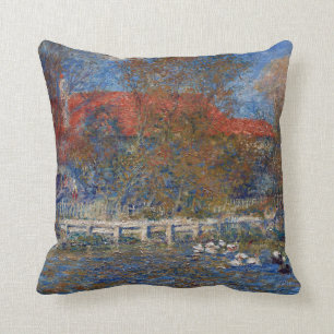 Pierre-Auguste Renoir The Duck Pond Cushion