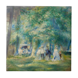 Pierre-Auguste Renoir - The Party at Saint-Cloud Ceramic Tile