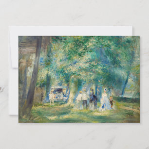 Pierre-Auguste Renoir - The Party at Saint-Cloud Invitation