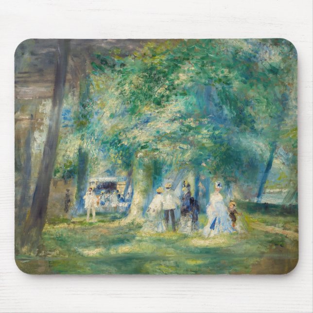 Pierre-Auguste Renoir - The Party at Saint-Cloud Mouse Pad (Front)