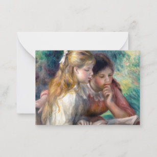Pierre-Auguste Renoir - The Reading Card