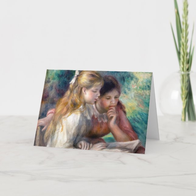 Pierre-Auguste Renoir - The Reading Card (Front)