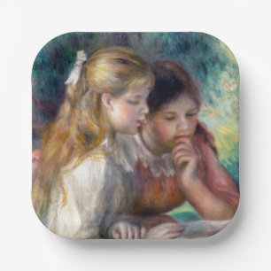 Pierre-Auguste Renoir - The Reading Paper Plate