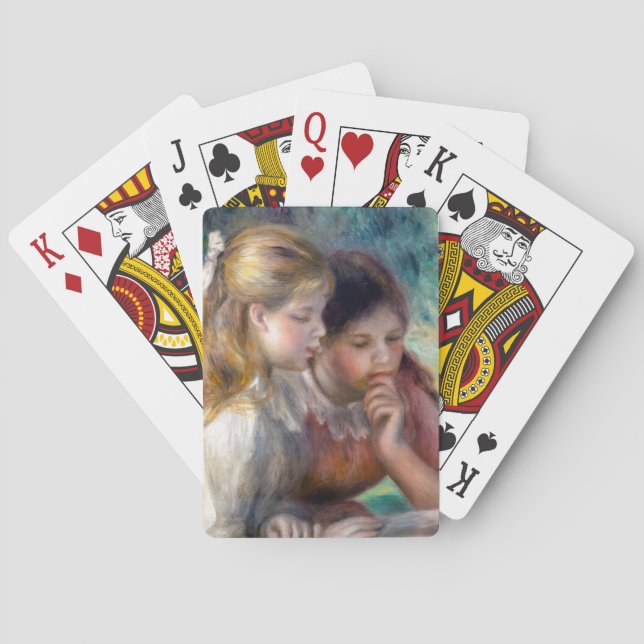 Pierre-Auguste Renoir - The Reading Playing Cards (Back)