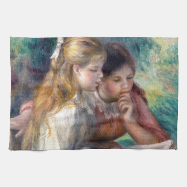 Pierre-Auguste Renoir - The Reading Tea Towel (Horizontal)