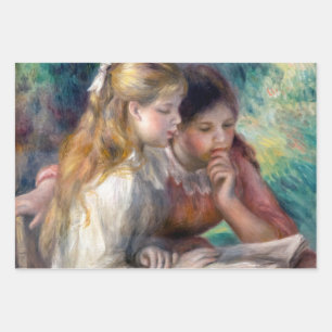 Pierre-Auguste Renoir - The Reading Wrapping Paper Sheet