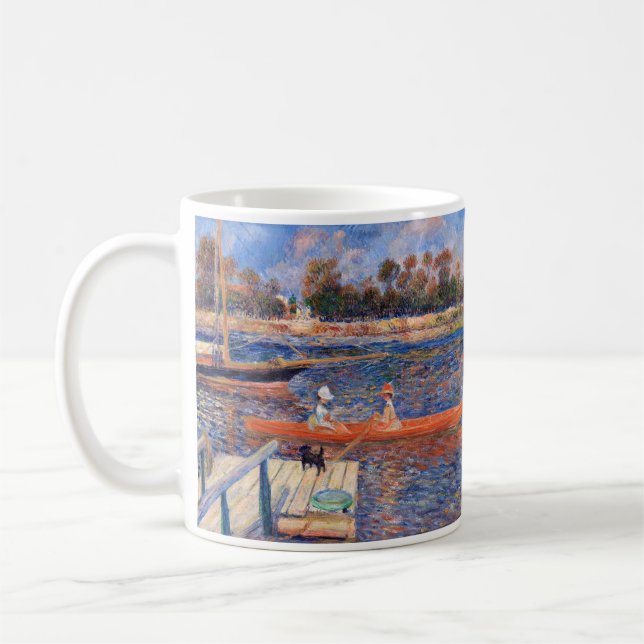 Pierre-Auguste Renoir - The Seine at Argenteuil Coffee Mug (Left)