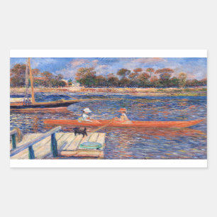 Pierre-Auguste Renoir - The Seine at Argenteuil Rectangular Sticker