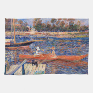 Pierre-Auguste Renoir - The Seine at Argenteuil Tea Towel