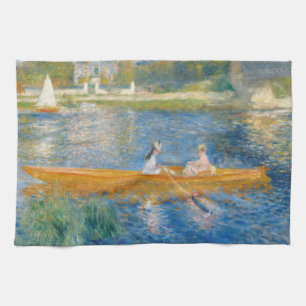 Pierre-Auguste Renoir - The Skiff Tea Towel