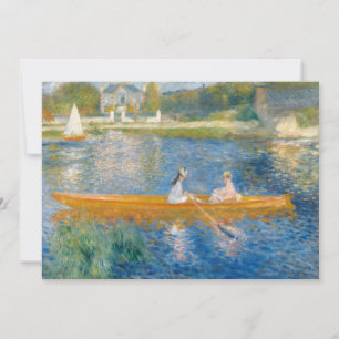 Pierre-Auguste Renoir - The Skiff Thank You Card