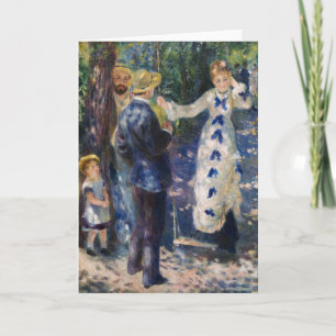 Pierre-Auguste Renoir - The Swing Card