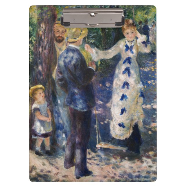 Pierre-Auguste Renoir - The Swing Clipboard (Front)