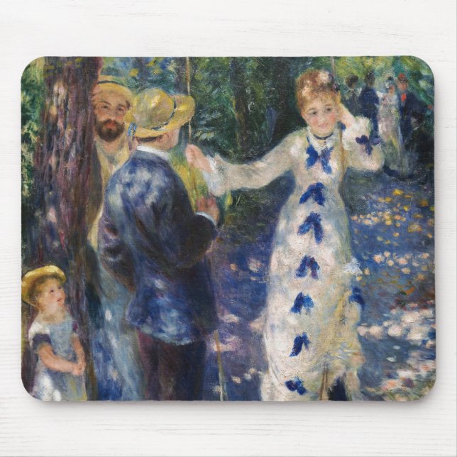 Pierre-Auguste Renoir - The Swing Mouse Pad (Front)