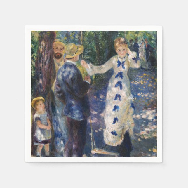 Pierre-Auguste Renoir - The Swing Napkin (Front)