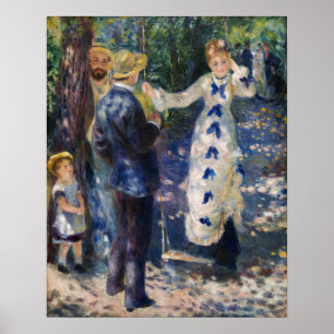 Pierre-Auguste Renoir - The Swing Poster