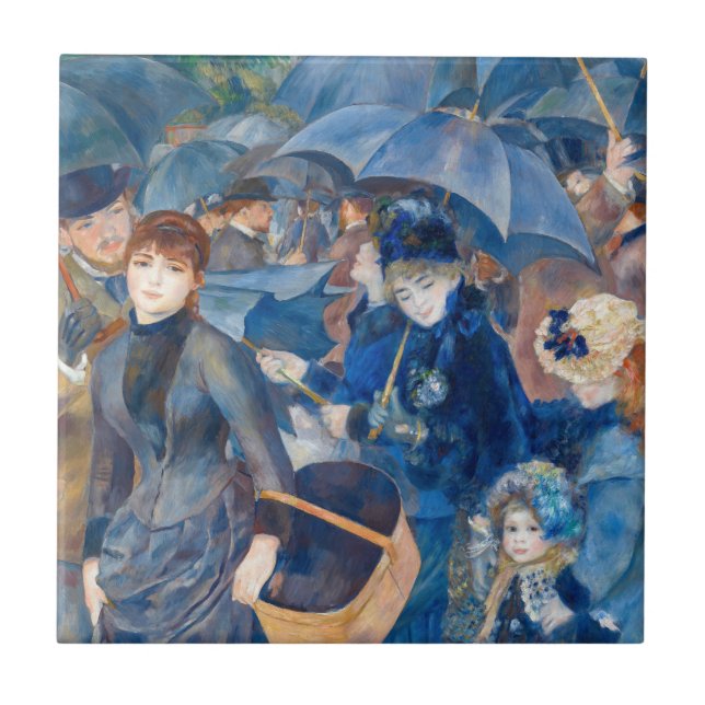 Pierre-Auguste Renoir - The Umbrellas Ceramic Tile (Front)