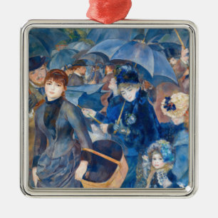 Pierre-Auguste Renoir - The Umbrellas Metal Ornament
