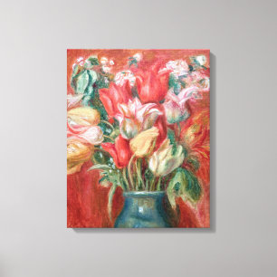 Pierre-Auguste Renoir - Tulip Bouquet Canvas Print