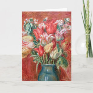 Pierre-Auguste Renoir - Tulip Bouquet Card