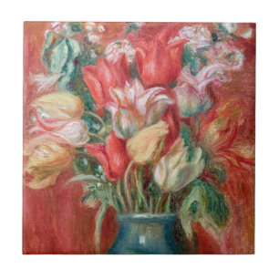 Pierre-Auguste Renoir - Tulip Bouquet Ceramic Tile