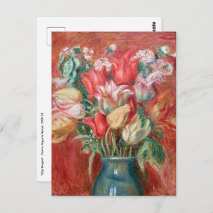 Pierre-Auguste Renoir - Tulip Bouquet Postcard