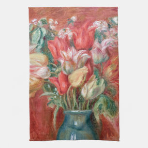 Pierre-Auguste Renoir - Tulip Bouquet Tea Towel