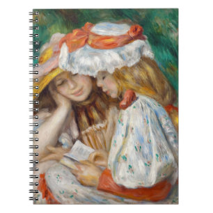 Pierre-Auguste Renoir - Two Girls Reading Notebook