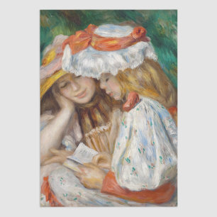 Pierre-Auguste Renoir - Two Girls Reading Tissue Paper