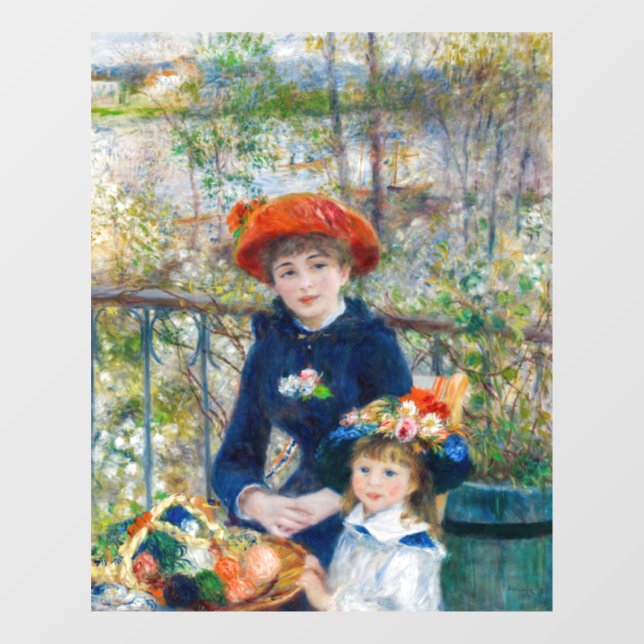 Pierre-Auguste Renoir - Two sisters on the Terrace (Sheet)