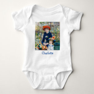 Pierre-Auguste Renoir - Two sisters on the Terrace Baby Bodysuit