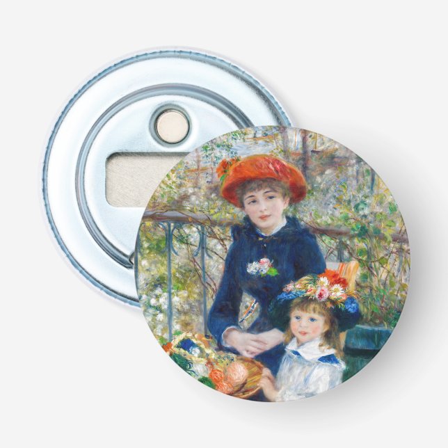 Pierre-Auguste Renoir - Two sisters on the Terrace Bottle Opener (Front)