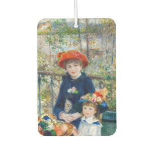 Pierre-Auguste Renoir - Two sisters on the Terrace Car Air Freshener