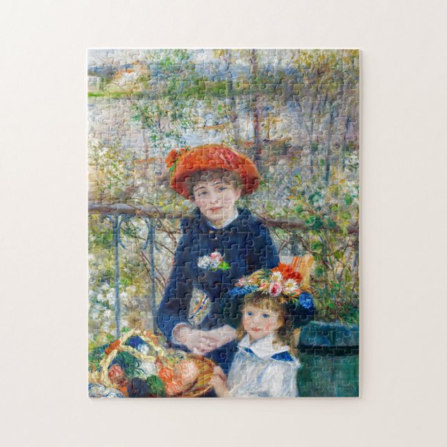 Pierre-Auguste Renoir — Two sisters on the Terrace Jigsaw Puzzle (Vertical)
