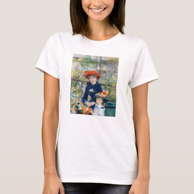 Pierre-Auguste Renoir - Two sisters on the Terrace T-Shirt (Front)