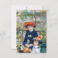 Pierre-Auguste Renoir - Two sisters on the Terrace