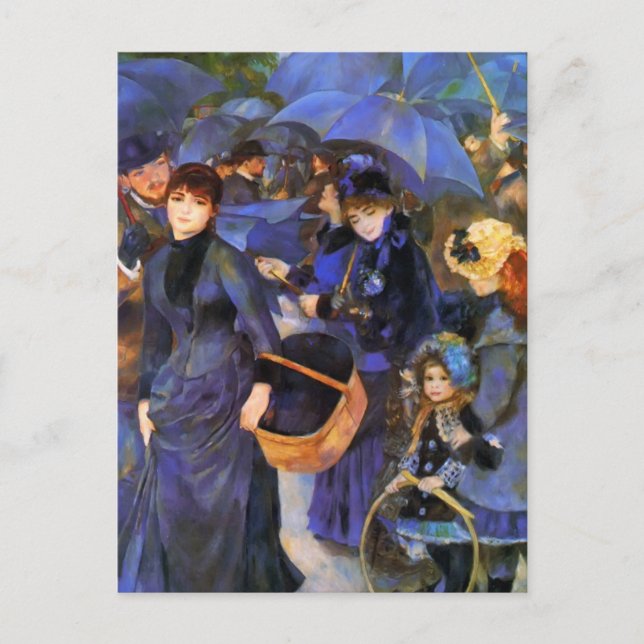 Pierre-Auguste Renoir- Umbrellas Postcard (Front)
