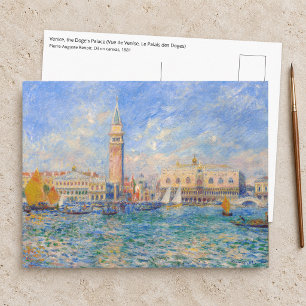 Pierre-Auguste Renoir - Venice, the Doge's Palace Postcard