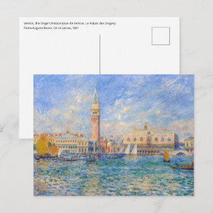 Pierre-Auguste Renoir - Venice, the Doge's Palace Postcard
