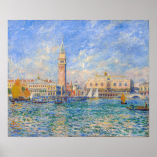 Pierre-Auguste Renoir - Venice, the Doge's Palace Poster