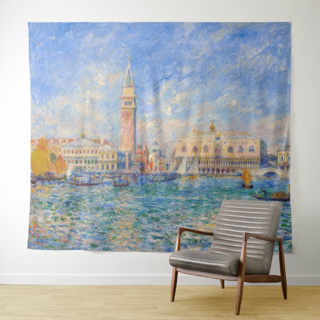 Pierre-Auguste Renoir - Venice, the Doge's Palace Tapestry (In Situ (Horizontal))