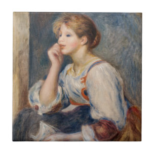 Pierre-Auguste Renoir - Woman with a Letter Ceramic Tile