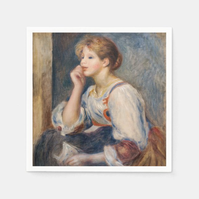 Pierre-Auguste Renoir - Woman with a Letter Napkin (Front)