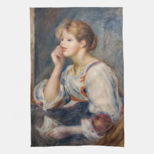 Pierre-Auguste Renoir - Woman with a Letter Tea Towel